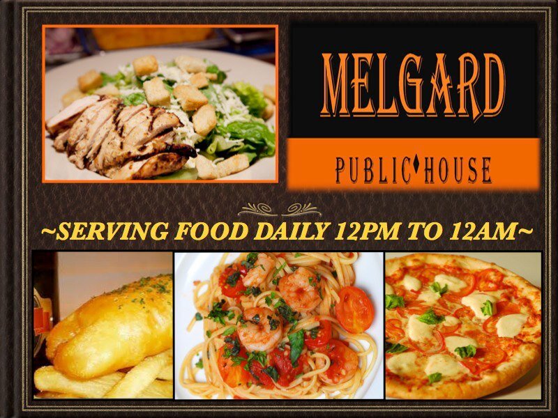 MelgardNews's profile picture. Affordable & Eclectic Menu,Big Patio,Take-Out,35 beers on tap,Wine selection.Happy Hour 3pm-7pm w/Free Pizza.TV's for sport watching. Open daily 11.30am-2am.