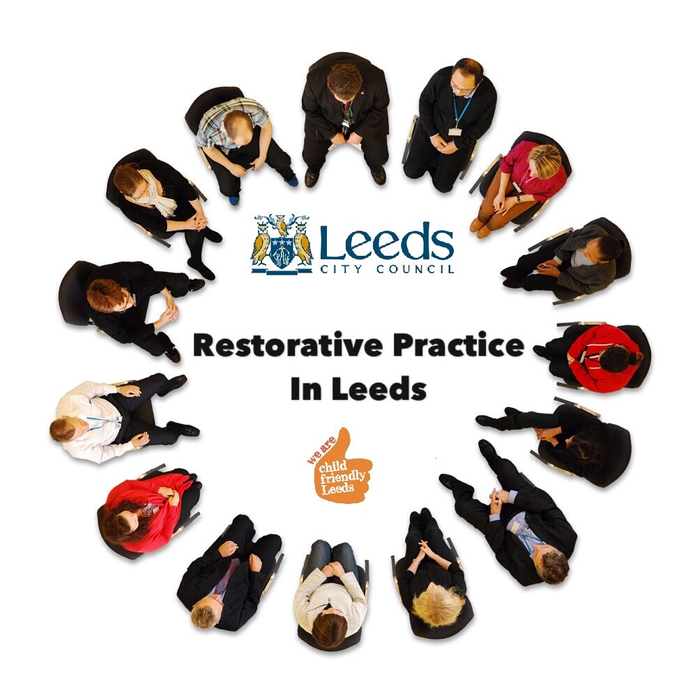 Find the most up-to-date information about Leeds and its journey to become a restorative city. Email: restorative.practice@leeds.gov.uk