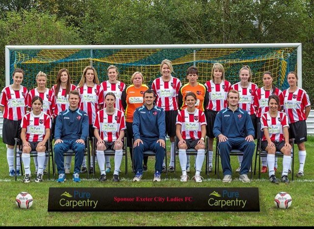 ladies team of League 2 club Exeter City FC. We play our football in the FA Premier League south west division