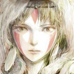 Adoptada por mi verdadera familia, los lobos. Moro es mi madre. Odio a los humanos. Mataré a Eboshi y protegeré mi bosque. ¡Ya basta, soy un lobo! ¡¿Me oyes?!