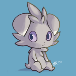 Hi! I'm the cute Espurr that is well known! You should already know my name! {giggles} #Female #Wild