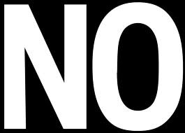 el NO es una palabra muy importante en nuestro vocabulario