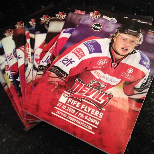Cardiff Devils Match Night Programme - packed full of exclusive articles & interviews for just £3. Account run by @gemma_beer & @Wildthingj74