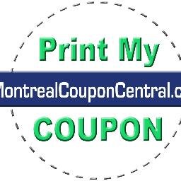 We will give you the link to print FREE COUPONS FROM LOCAL MONTREAL COMPANIES. You can find ALL the FREE COUPONS at http://t.co/B9UOR5Ccwr