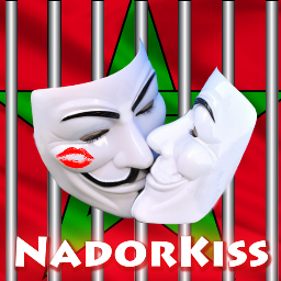 Tweeting information regarding the Nador Kiss.We Are #Anonymous. We Are Legion. We give kisses - arrest us.
