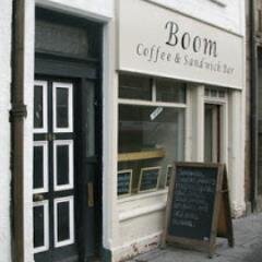Promoting Boom Coffee & Sandwich Bar. Spread the word, big changes coming soon! Contact: 01506 848727q