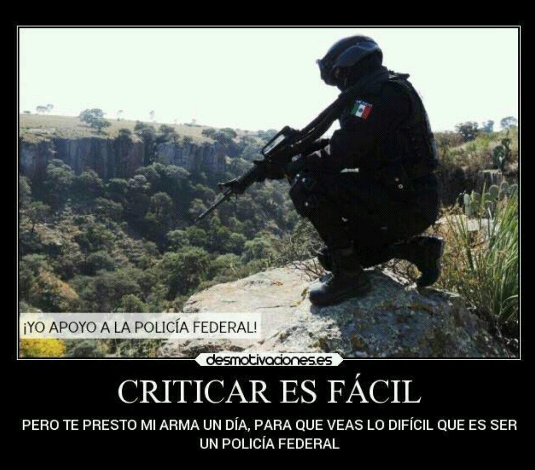 Desde el primer día, y hasta el final de los mismos, siempre correrá sangre azul entre mis venas. Policía Federal
