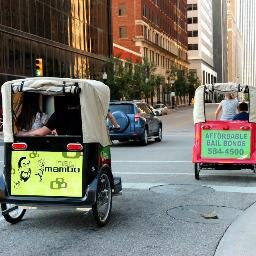 Tulsa Pedicabs provides short rides to concerts and events for tips....

Also providing pedicab restaurant tours of downtown Tulsa.....