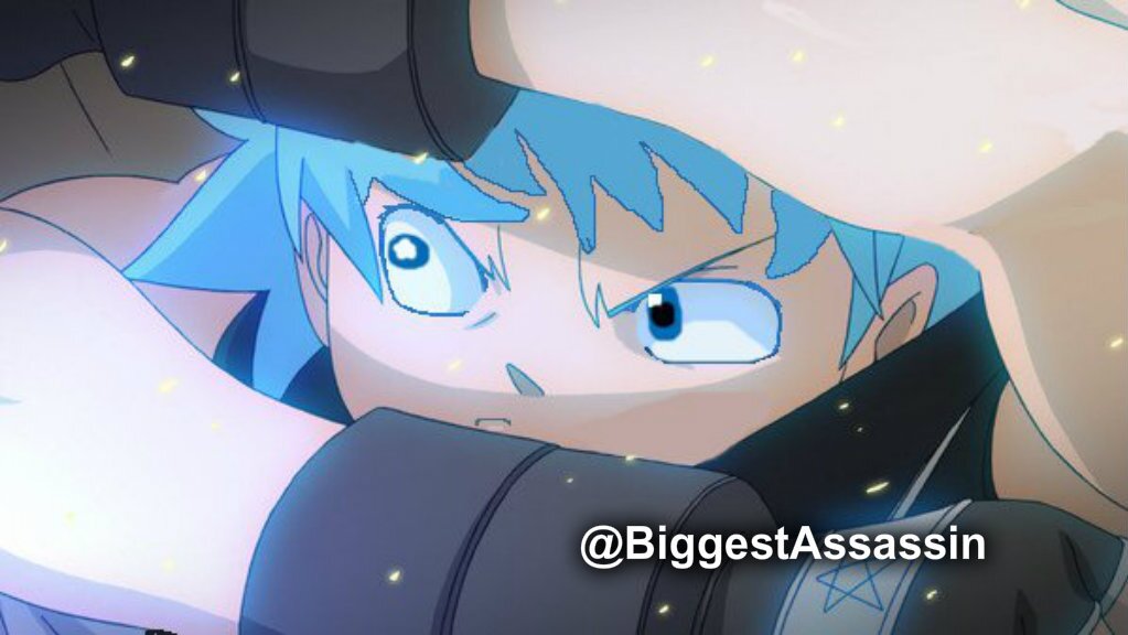 I am the great assassin, Black*Star! And I've come here to assassinate you all! | My weapon is the demon shadow arm, Tsubaki. #AnimeCannon