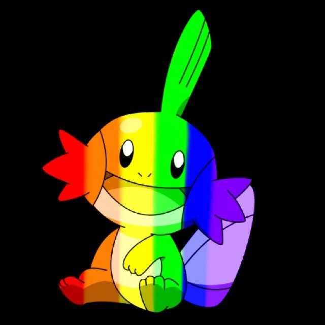 I am the *ORIGINAL* Rainbow Mudkip! I watch youtube videos on my waterproof laptop and phone! You know you like me! #RP