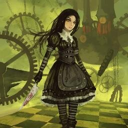 My name is Alice Liddell and no I am not the same Alice everyone knows me to be. The madness inside me has taken over me.  (#2p Alice in Wonderland)