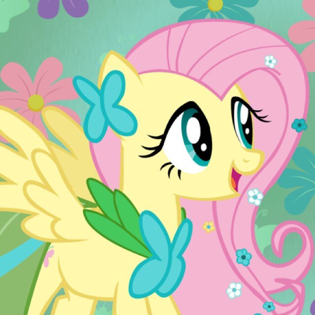 Excuse me.. I, um.. I'm Fluttershy... I'm a pegasus living in Ponyville... I love animals and all creatures! Yay! Um.. Is that too loud?