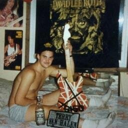 The Biggest VAN FUCKING HALEN FAN ANYWHERE once got suspended from H.S for building a Frankenstrat in woods class , seen VH 29 times & counting- GO Bucky