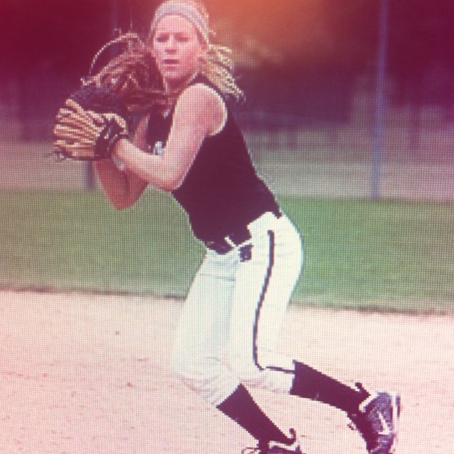 Dirt and bling...its a softball thing. #diamonds4life #romans8:31