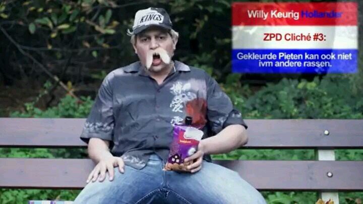 WillyKeurig's profile picture. De Zwarte Piet daar blijf je godverdomme met je zwarte apenpoten vanaf show.