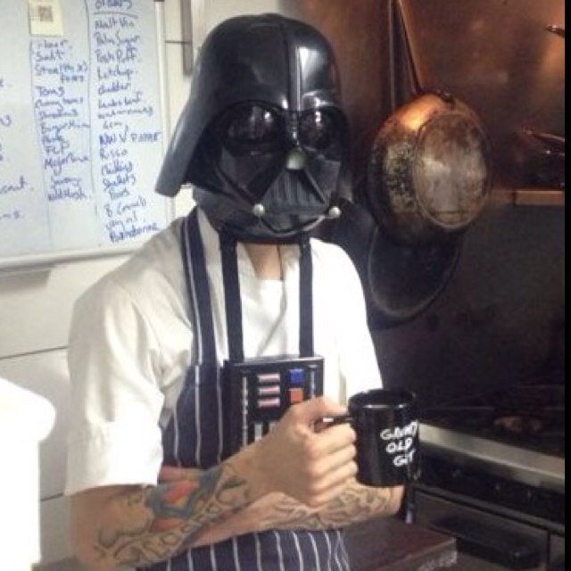 Head Chef doing this and that, Cooking is hard work and fun which is the way it should always be, my views be mine