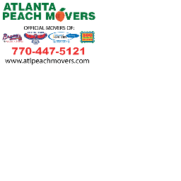 Atlanta Peach Movers - Quality Atlanta Movers at the Best Value.  Call for a Free Quote Now 770-447-5121.  Local and Long Distance Atlanta Movers