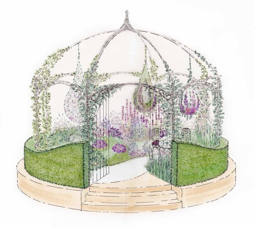 Taking Royal Leamington Spa to RHS Chelsea Flower Show with a garden inspired by the Regency town and its historic links with horticulture