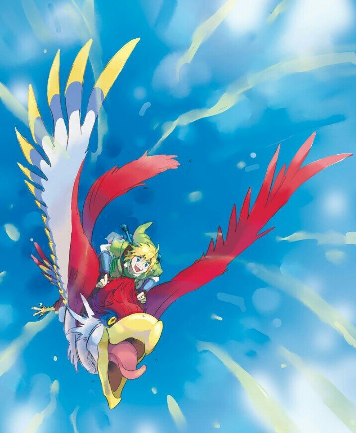 The goddess choosen hero Link!  here to defeat demise and safe Zelda. also known by the name her grace hylia