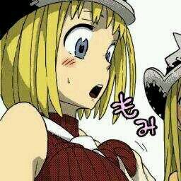 Hey, Im Patty!~ My big sis is Liz and together we make the Demon Twin Pistols! My meister is Death the Kidd! Who wants to colour with me?~ #MangaCanon #Spartoi