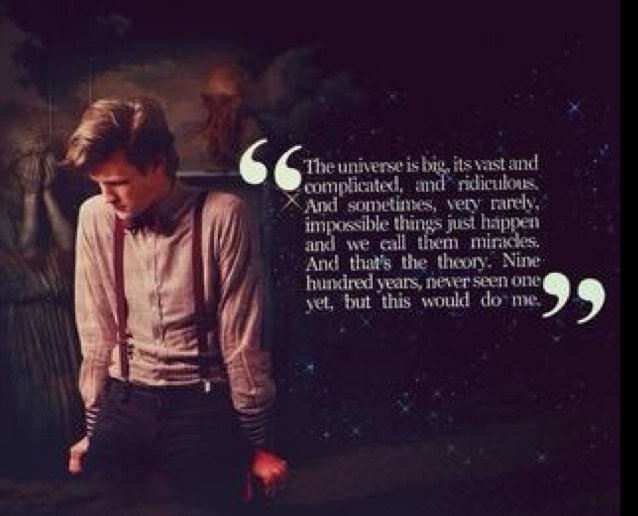 The Eleventh regeneration of The Doctor. Hop into my TARDIS and travel through tome and space with me!