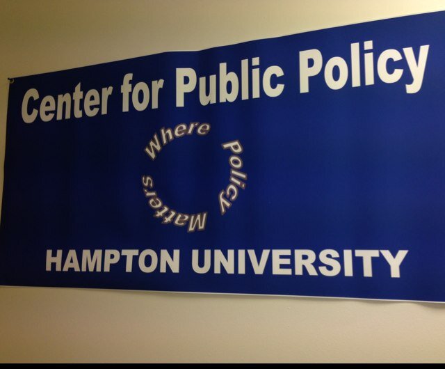Hampton University Center for Public Policy Where policy matters!