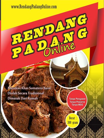 Rendang Padang Online & Kuliner Khas Minang Lainnya. SMS/WA : 085658222300 Fanpage : http://t.co/hcox7Ik6Z0 IG : https://t.co/V9eCyVZADh