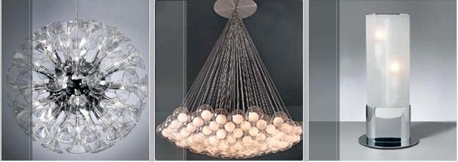 Contempary unique designs, that you will only find at PLC Lighting!