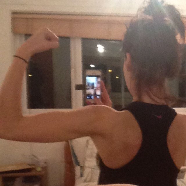 Avi always me. Header is my inspiration! At the gym and eat clean when i want.