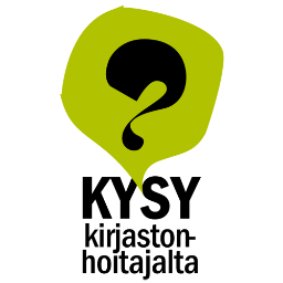 Kirjastonhoitajan vastauksia. Jos haluat kysyä meiltä, lähetä kysymyksesi verkkopalvelussamme, https://t.co/jfuzkYSOL7.