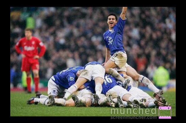 Everton season ticket holder COYB