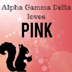 Alpha Gams love pearls, squirrels, and PINK.