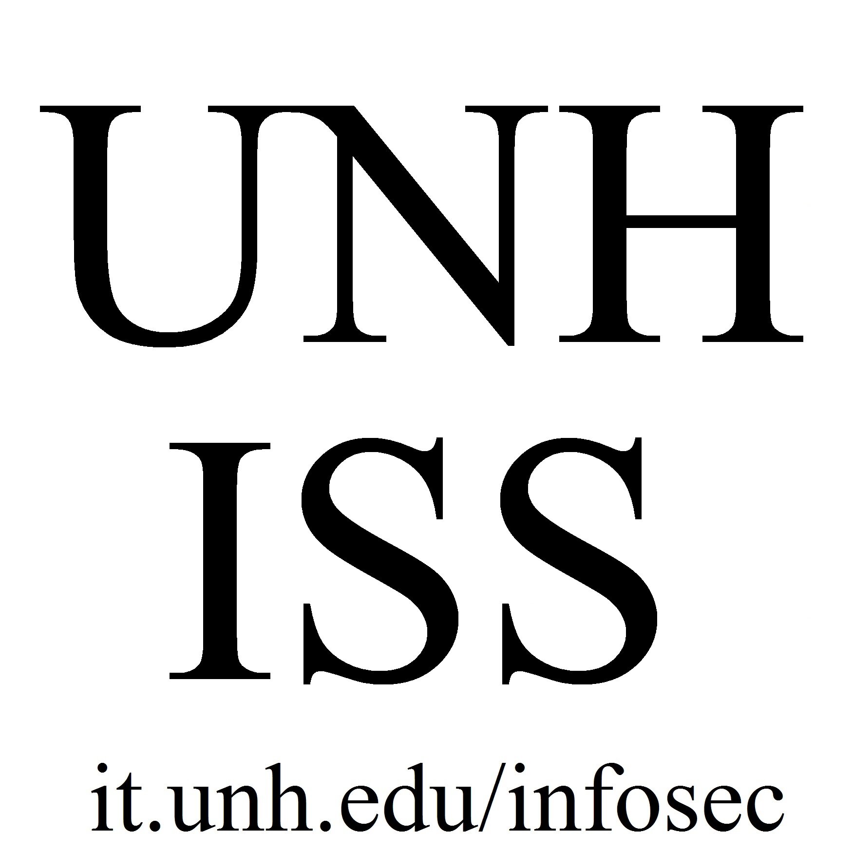 UNH Information Security Services helps you to protect your online privacy as well as the university's information technology systems.
