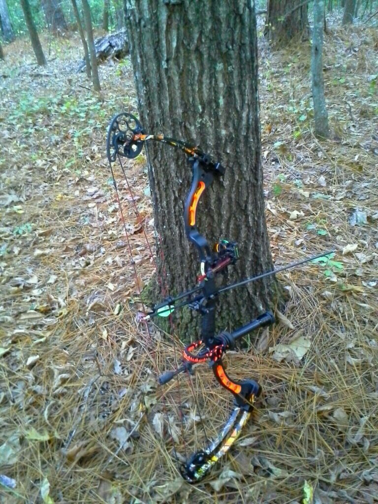 Give me a bow and the woods and I'm home. New Breed Shooting Staff.
