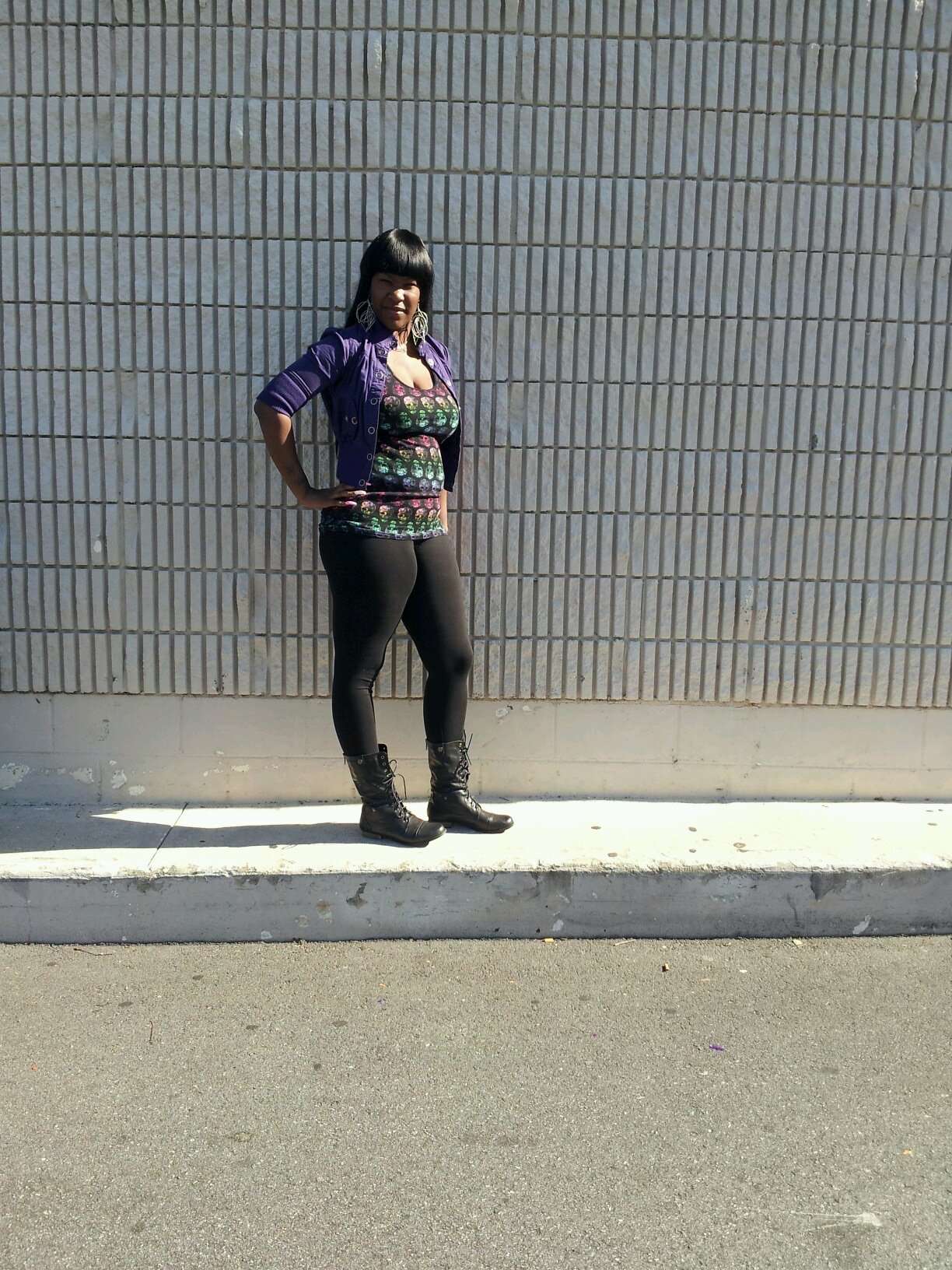 cool,down to earth,great sense of humor,hard-working,laid back Independent proud single mom!!POW!