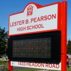 Representing Lester B Pearson High School Library.