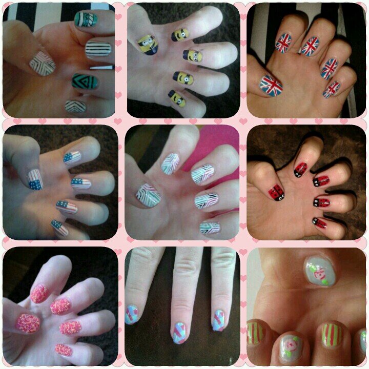 hallow! hou jij ook van nagels lakken?? druk dat op de volg knop!! ik tweet leuke zelfgemaakte nagels!! dus volgen hè ;-)