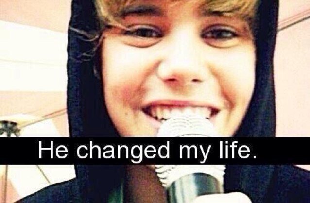 Im a belieber and im not afraid to show it. I will always support him even though i get juged or bullied because i like him. He saved my life.I'll always love u