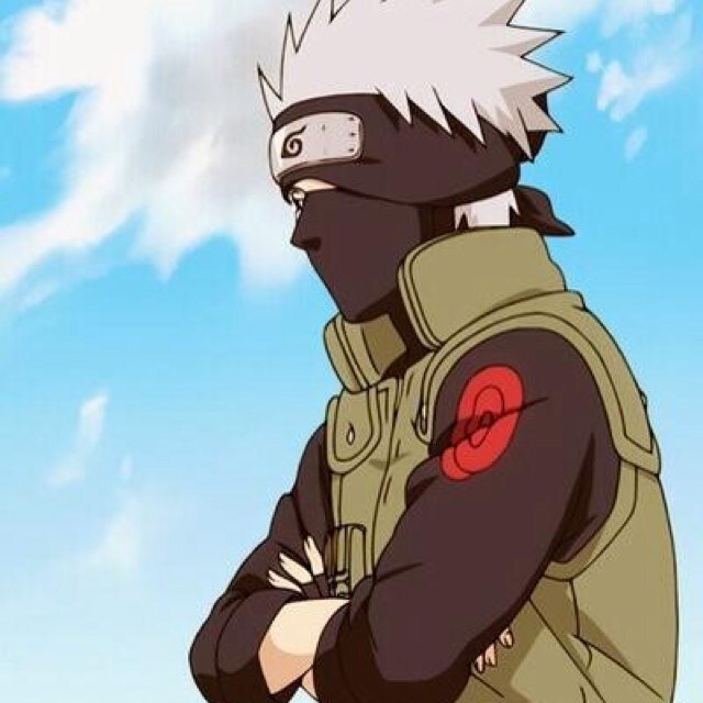 Hatake Kakashi - Jōnin level shinobi and leader of team 7 - Copy Ninja - Sharingan - Son of Konoha's White Fang