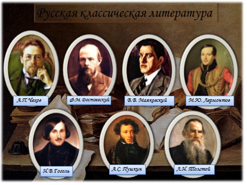 Писатели классики произведения