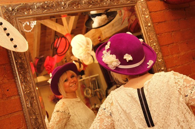 Milliner of beautiful hats and headpieces