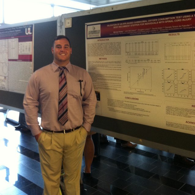 Grad student at U of L. Former rugby player at UT Martin.