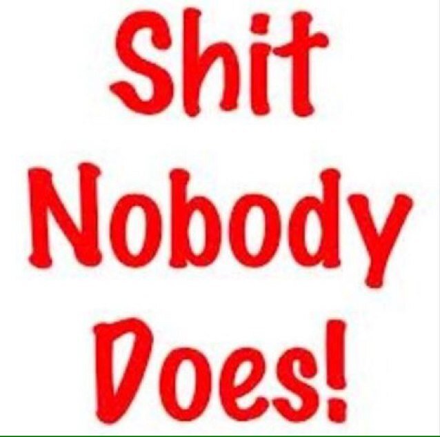 Tweeting shit that NOBODY does