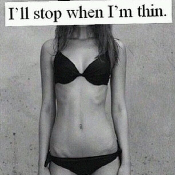 ♔She wants to be skinny, she don't eat. This is my way, the best way. ♔