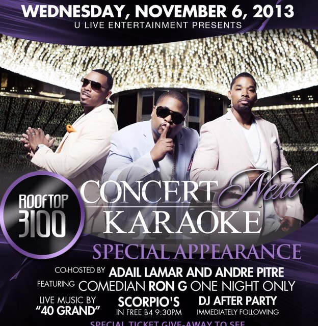 ULiveTonight's profile picture. Perform ON STAGE with a Live Band & Back-Up Singers – IN FULL CONCERT! Hosts Joe Torry, Andre Pitre, & Adai Lamar. Comedy + DJ. YOU are the star!