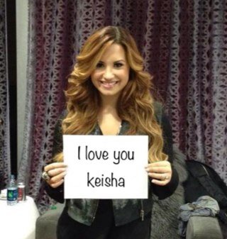Hey my name is keisha i live in puerto rico i love demi lovato i'm a lovatic she saved my life thank you demi