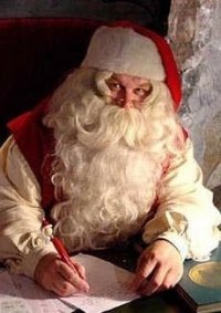 Valkoparta Korvatunturilta. The real Santa Claus from Finland.