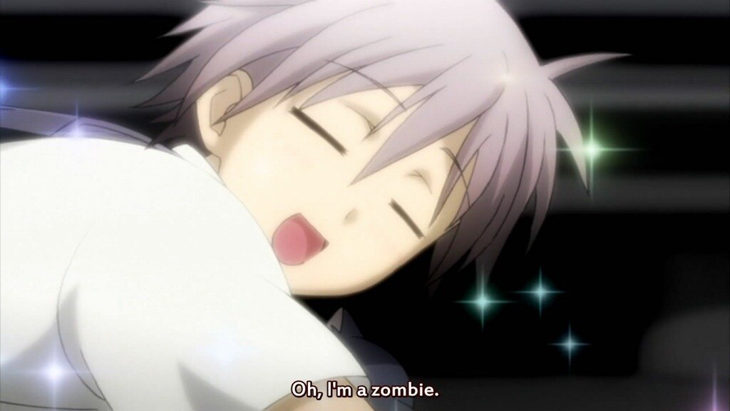 Oh,I'm a zombie.