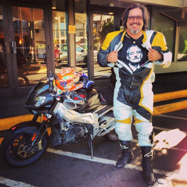 It's about the motorcycles, the cats, sharp pointy things, and Uechi Ryu.