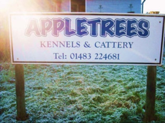 Appletrees is a boarding Kennels & Cattery based in Ripley set on 8 acres of countryside. 01483 224681